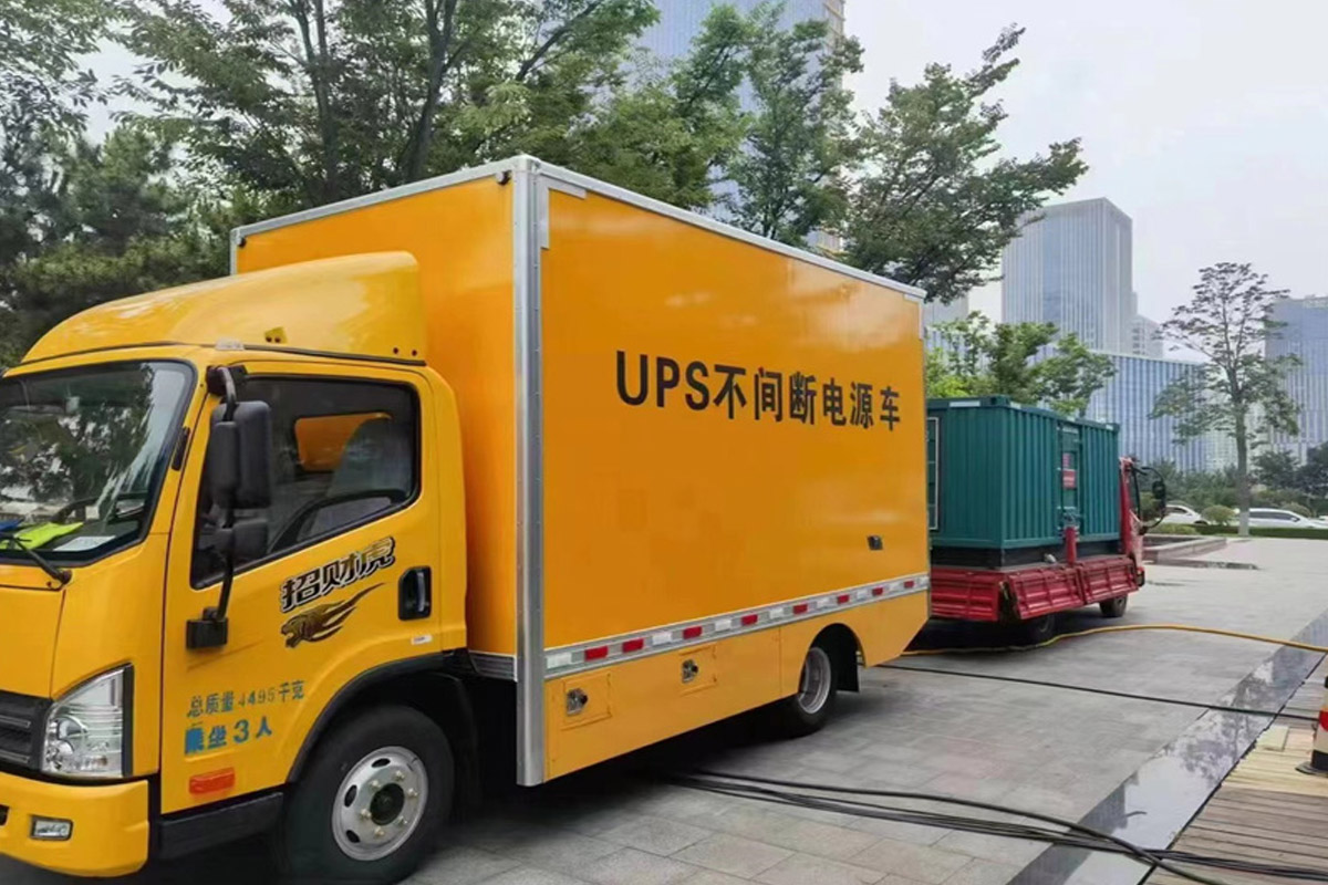 邯郸发电机租赁施工现场
